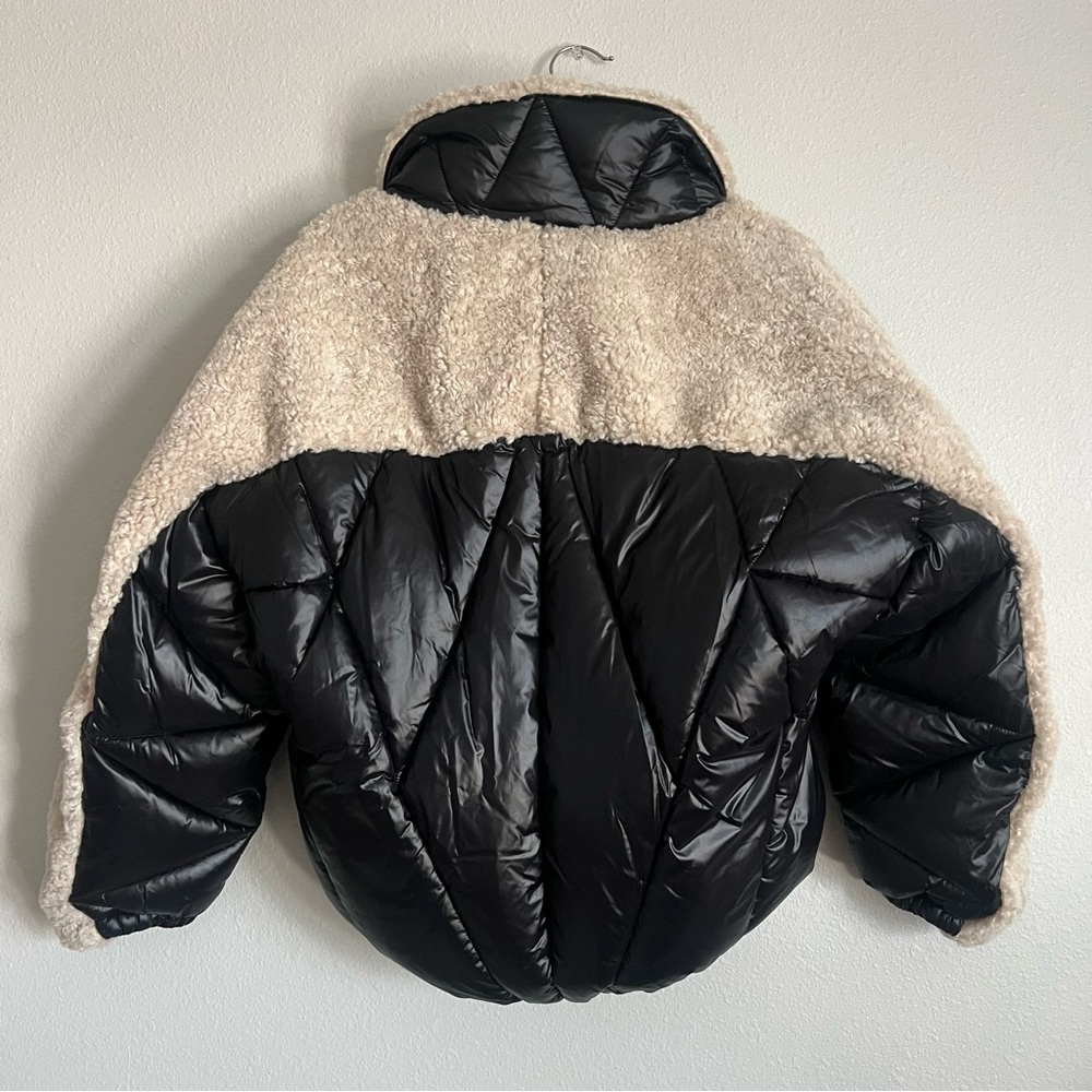 NWOT Heartloom Solas Puffer Sherpa coat - Picture 7 of 8